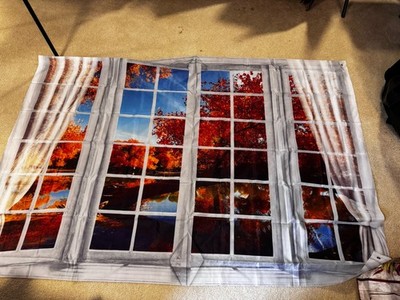 Photographer's Backdrop / Background for Photography L, Fall Scene, 84  X 58 