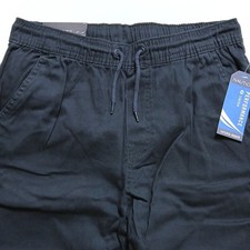 Nautica Boy's School Uniform Navy Blue Tapered Joggers Kid's Size XL 18/20