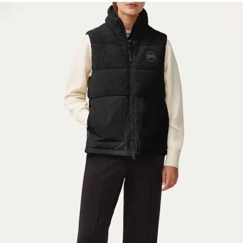 Canada Goose Elora Fleece Black Label Vest Size Small
