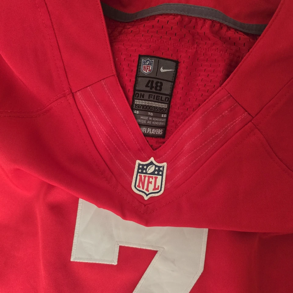 Colin Kaepernick 旧金山 49 人队红色耐克球衣 48 码状况良好 — 第 3/4 张图片