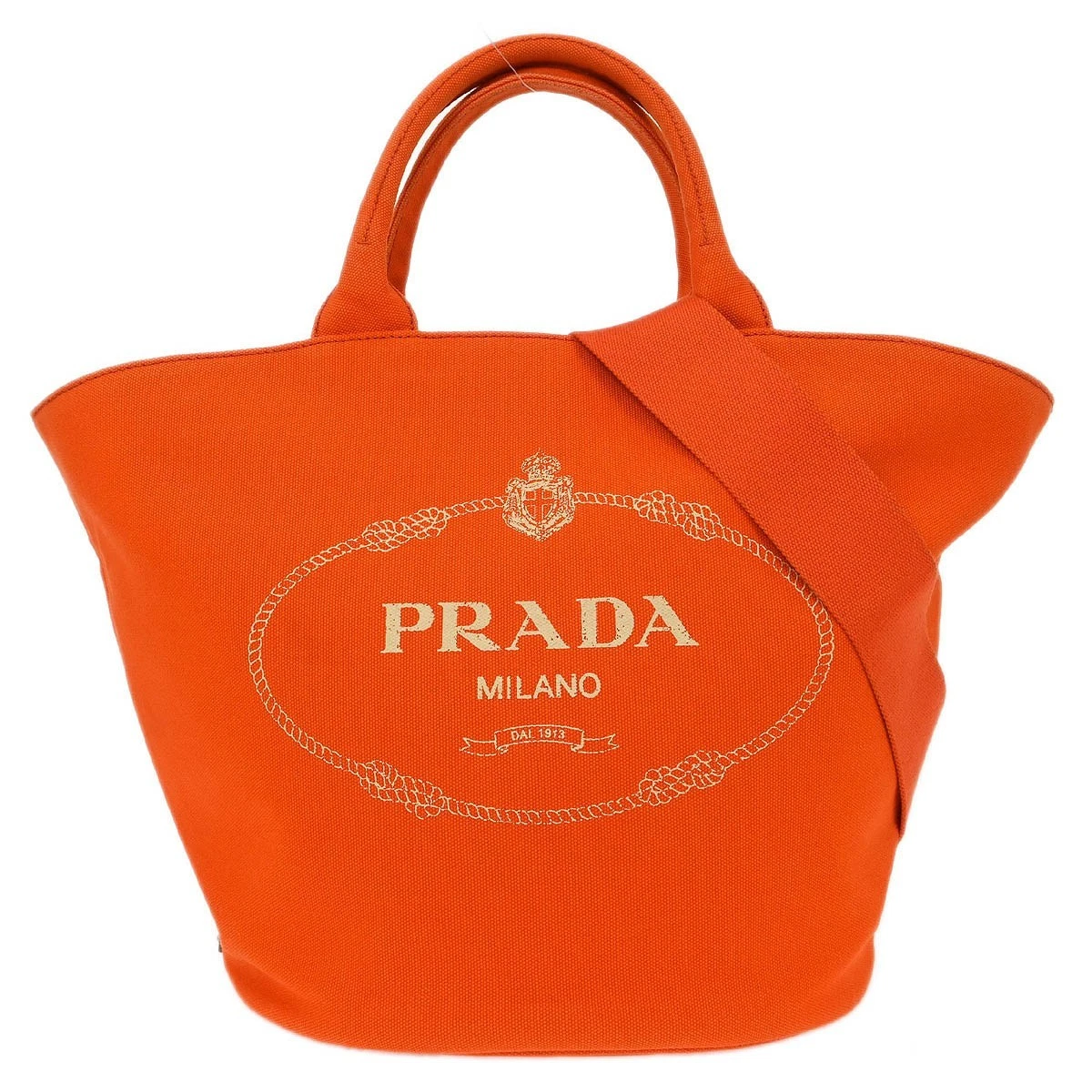 PRADA Canapa Tote Orange Bags & Handbags for Women for sale | eBay