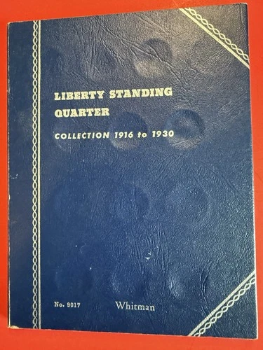 Standing Liberty Quarter Silver 25C 1916-1930 Whitman Album Collection 28 coins