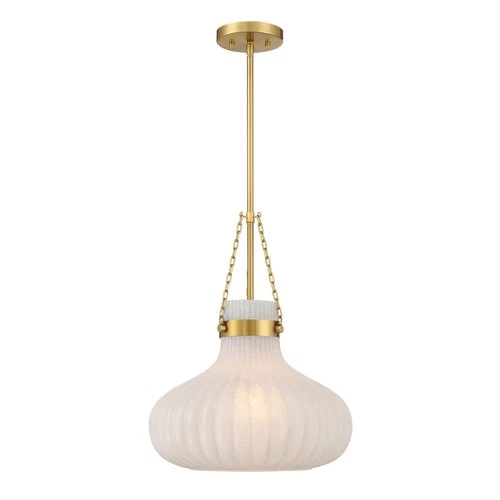 Bellevue SHP77026 15"W Pendant - Brass - Picture 2 of 11
