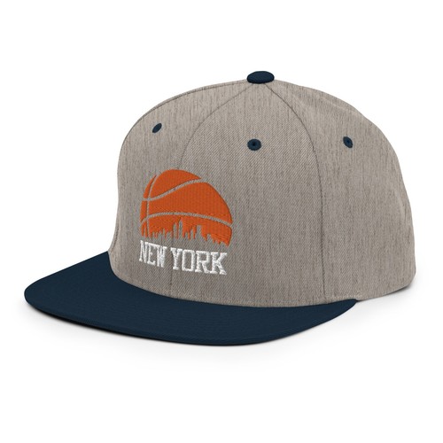 New York Basketball Skyline Retro NY Knick Snapback Hat Baseball Cap - Picture 7 of 7