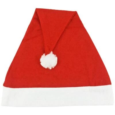CIFFRE Weihnachtsmütze Nikolausmütze Winter Mütze Mützen Nikolaus Santa Hat Uni Rot Neu