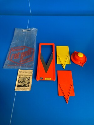 Mandoline Börner Vintage Orange – Set 7 Pièces – Coupe-légumes Wonder C2 – Années 80