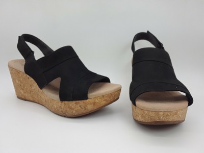 clarks annadel ivory women's platform wedge sandals