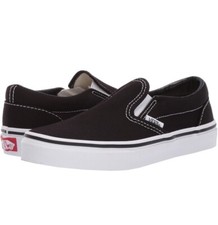New Vans Classic Slip On Big Boys Shoes Size: 3 Youth Black