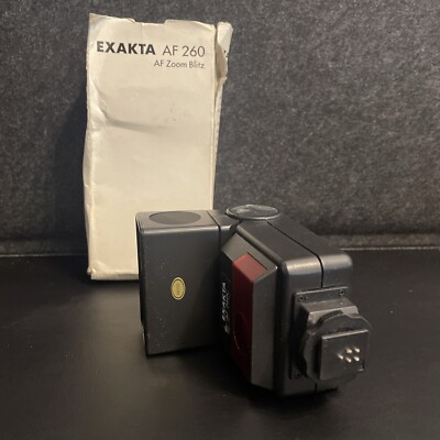 Blitzgerät für Minolta Autofokus Kamera Dynax Spiegelreflex Achiever 260AF in OV