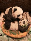 Panda Bears Playing 1992 CBK LTD Panda Figurine Resin PANDA Bears Vintage — photo 2