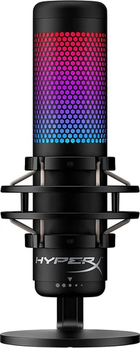 HyperX QuadCast S RGB Schwarz USB C Kondensator Mikrofon Streaming Gaming Twitch
