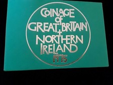 Münzen Großbritannien und Nordirland 1975. ROYAL MINT 7 MÜNZEN PROOF.