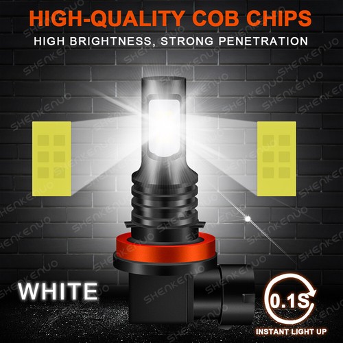 Pour DODGE Dart 2013 2014 2015 -4x LED Phare Hi/Lo faisceau + Kit Ampoules Brouillard Blanc - Photo 12/12