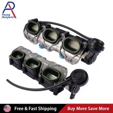Intake Manifold Pair Lr For Audi S4 S5 A6 A7 Q5 Q7 2010-2016 Oe 06e133109af