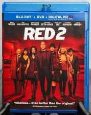 RED 2 MOVIE-DVD AND BLU-RAY 2-DISC COMBO BRUCE WILLIS NO DIGITAL CODE