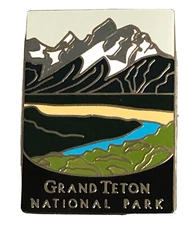 Grand Teton National Park Pin Teton Wyoming Official Traveler Series A828