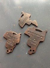 Saddle Pocket Watch FOB Set Pueblo Colorado El Paso Texas Nevada Cowboy Horse x3