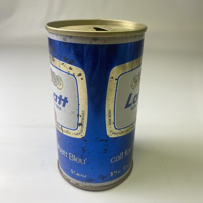 LABATTS STRAIGHT STEEL PULL TAB BEER CAN CANADA 