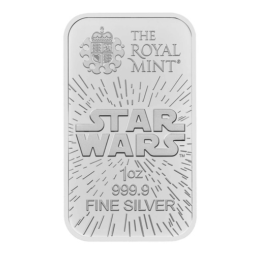 Lingotes de plata Star Wars™ Light Side 1 oz 999.9 soldados en lámina original - Imagen 2 de 9