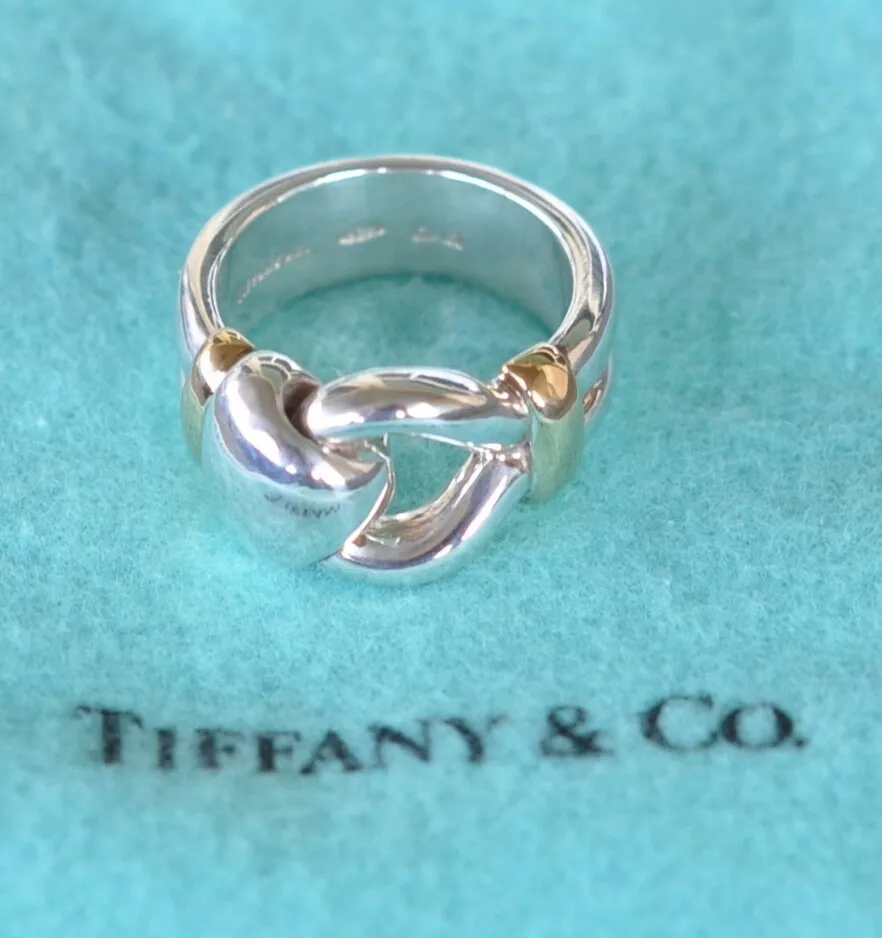 Tiffany buckle ring sale