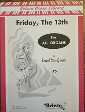 Belwin Organ Library - Friday, the 13th, Organ Solo Sheets 1969