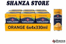 San Pellegrino Italian Sparkling Soft Drink Orange  24 Pack (6 Pack x 4 x 330ml)
