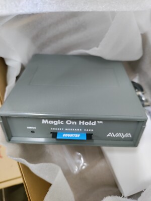 (1) New AVAYA 407988500 Magic On Hold w/country media card, complete-unused-OEM