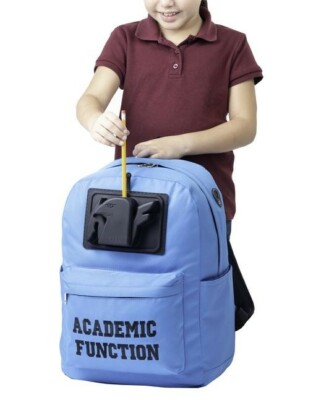 Academic Function backpacks with Powered Pencil Sharpener & Cell Phone charger