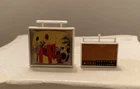 Rare Vintage Barbie Mid Century Transistor Radio television set 50s Accessories