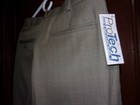 MEN'S PANTS HABAND EXECUTIVE DIVISION PRO TECH SIZE 32M COLOR CHAMPAIGNE BROWN  — photo 5