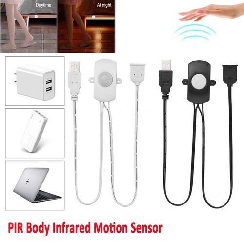 DC 5V/12V/24V USB Body Infrared PIR Motion Sensor Switch For LED Strip Lights - Picture 2 of 17