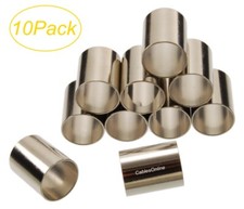 10-Pack Crimp Sleeve Ferrule Tubes for RG8 LMR400 RG213 RG214 Cable, 10.9mm