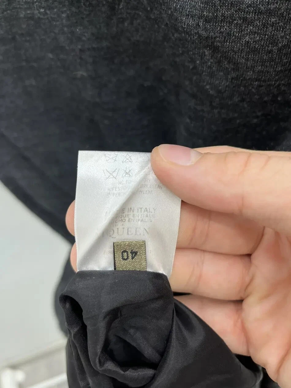 Abito Alexander McQueen in lana con tasche taglia S