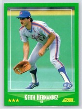 Keith Hernandez 1988 Score #400 New York Mets