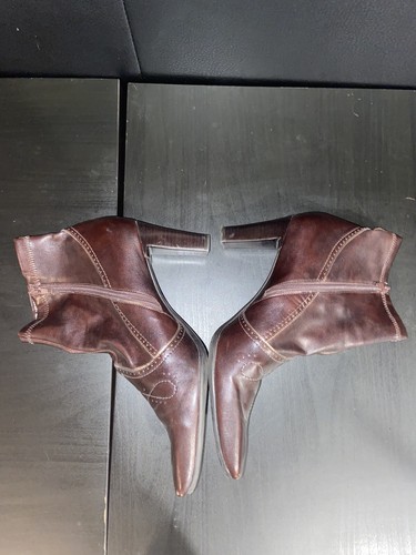 Vintage Franco Sarto Brown Women’s boots 9 1/2M - Picture 4 of 7
