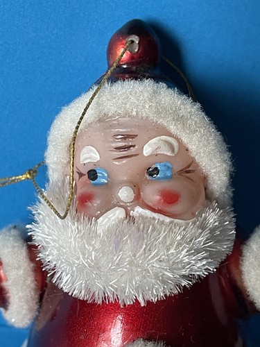 Vintage Ohio State Buckeyes decorazione natalizia OSU Go Bucks Babbo Natale mini bandiera - Foto 4 di 14