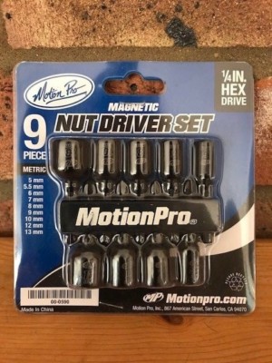 NEU MOTION PRO MAGNETISCHER SECHSKANTANTRIEB NUSS STECKSCHLÜSSEL-SATZ 9-TEILIG MX-WERKZEUG 