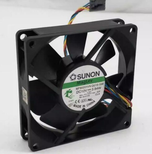 Ventilateur Sunon 80x80x20mm 12V 4 Broches Pour Refroidissement PC Ou électronique - Ouvert Jamais Utilisé