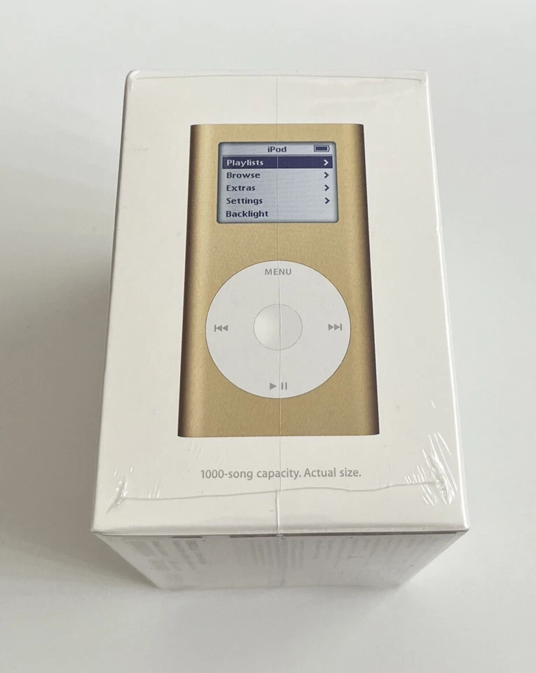 New Sealed Old Stock Apple iPod Mini 1st Generation - GOLD - Vintage Rare 2004 - Image 3 of 4
