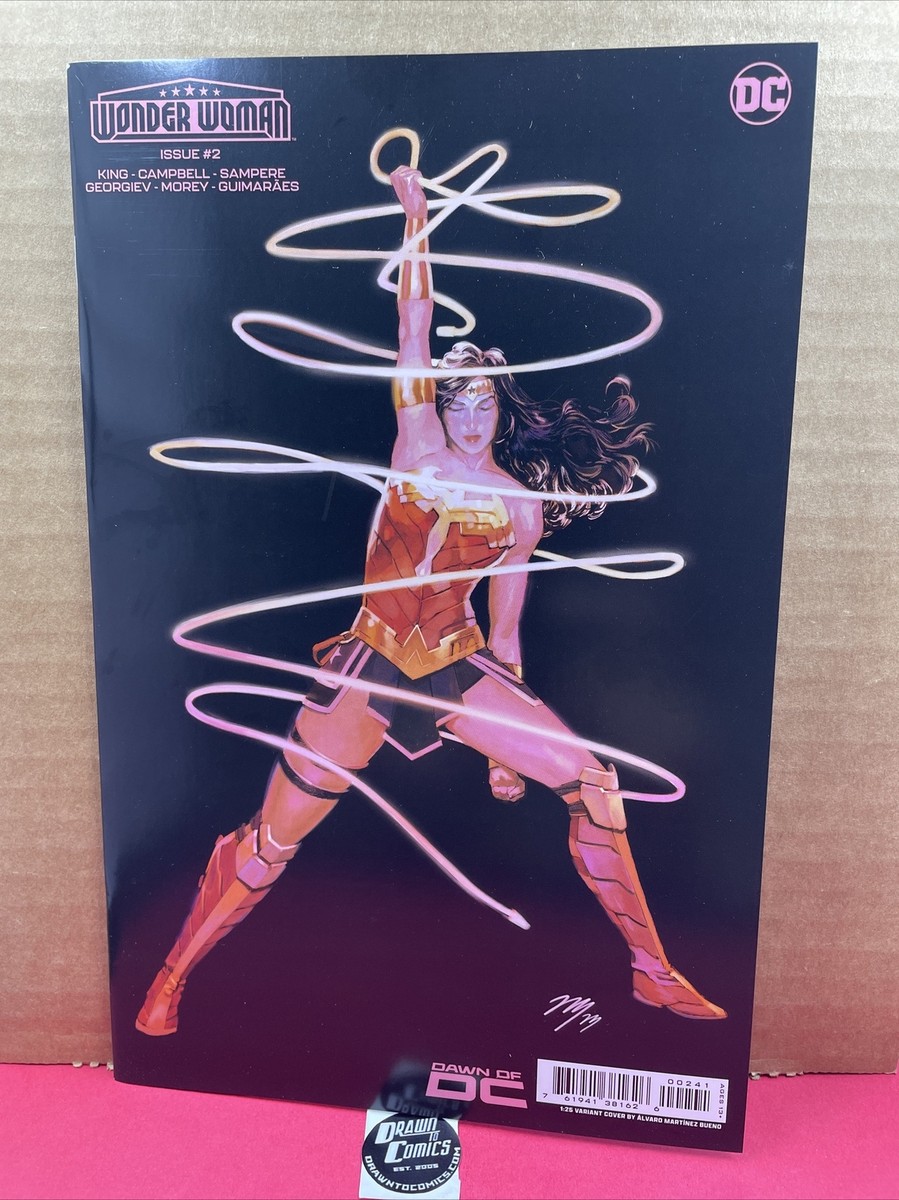 Wonder Woman #2 2023 1:25 Alvaro Martinez Bueno Variant Cover NM