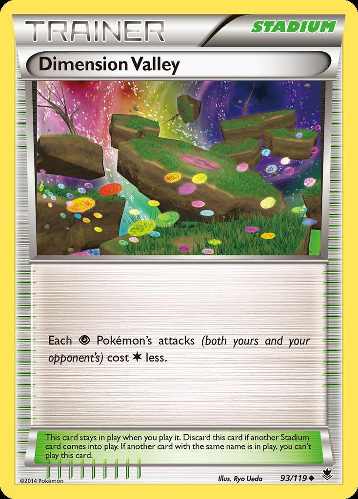 Pokemon Dimension Valley (93/134) Phantom Forces NM