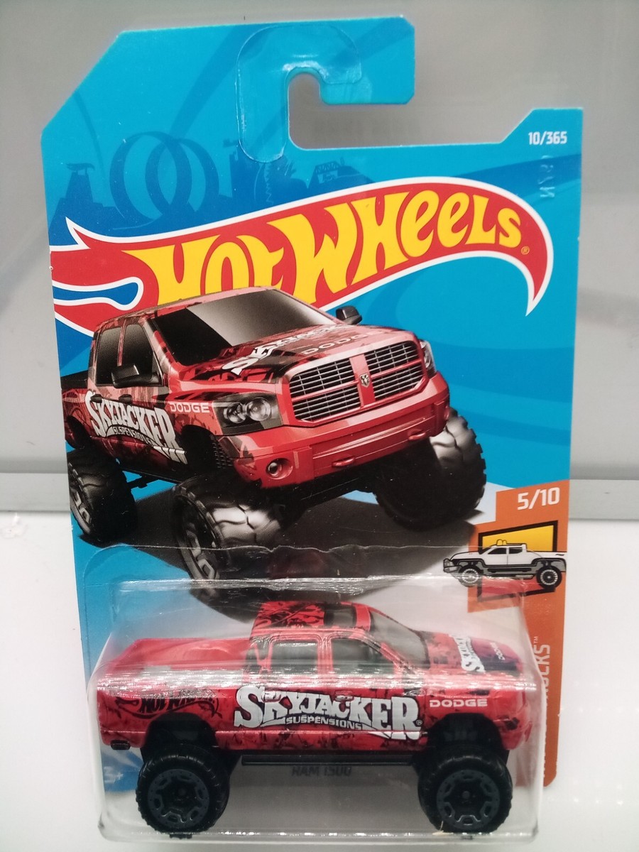 Hot Wheels Mainline / Dodge Ram 1500 Double Cab - Red - Skyjacker