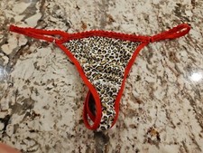 Vintage Frederick's Of Hollywood Scalloped Edge "The Original Sex Symbol" Thong