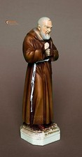 Statua Padre Pio 15 - 20cm in resina, made in Italy