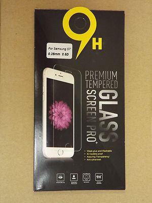 Premium tempered glass screen protector Samsung Galaxy S7 9h hardness