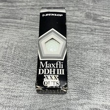 Dunlop Maxfli DDH III Tough-To Cut Golf Balls 3 Count White Vintage
