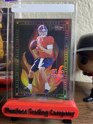 Mac Jones 2021 Sky Box Metal Universe Blast Furnace Insert New England #BF-13