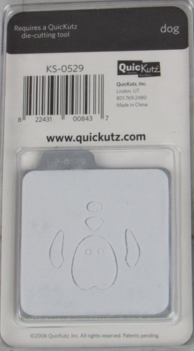 QuicKutz Dog 2x2, 2 Cutting Die Set KS-0529 - Picture 2 of 2