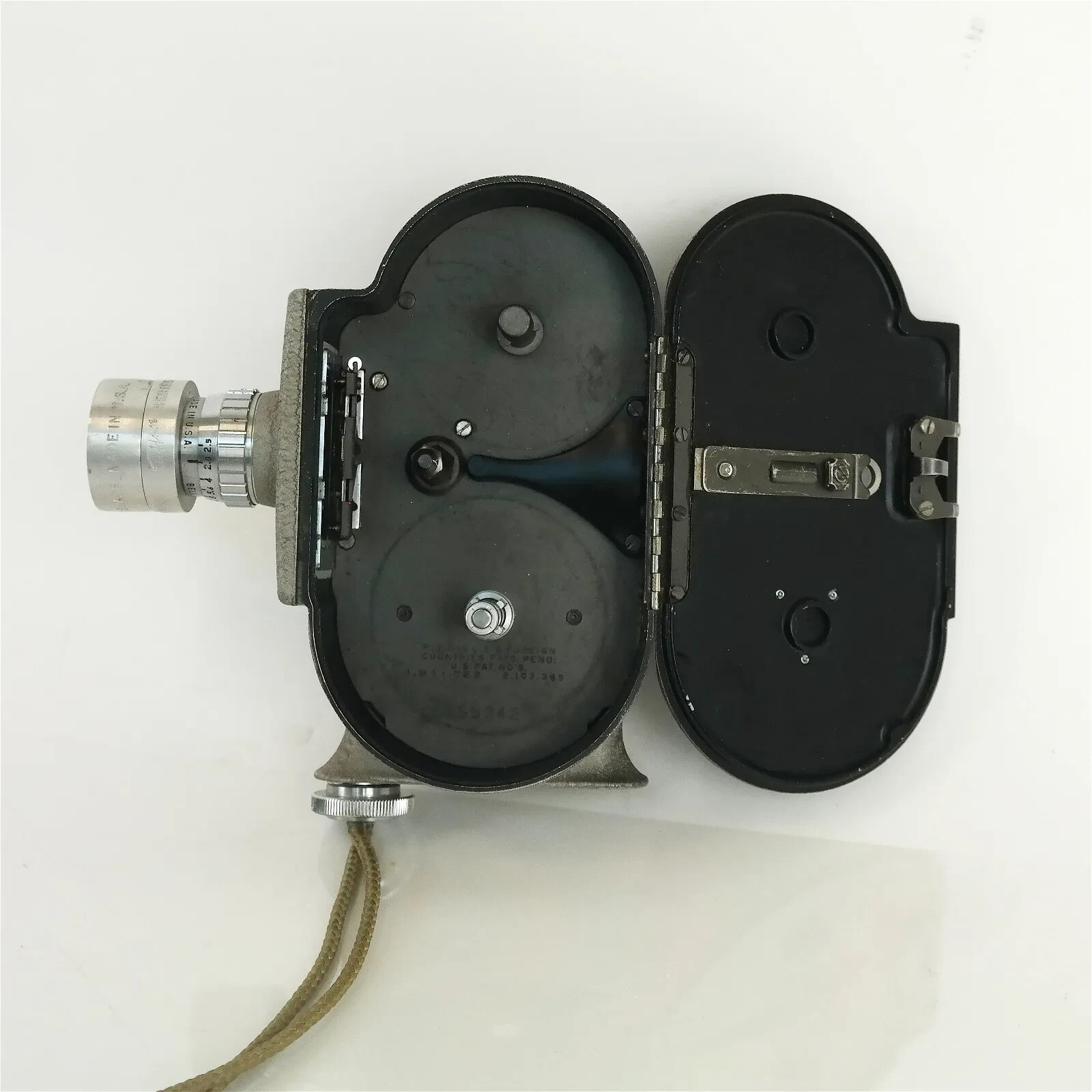 Vintage Bell & Howell 8mm camera, Model 134. [5 1/2" H x 4 3/4" W x 2" D]. RARE