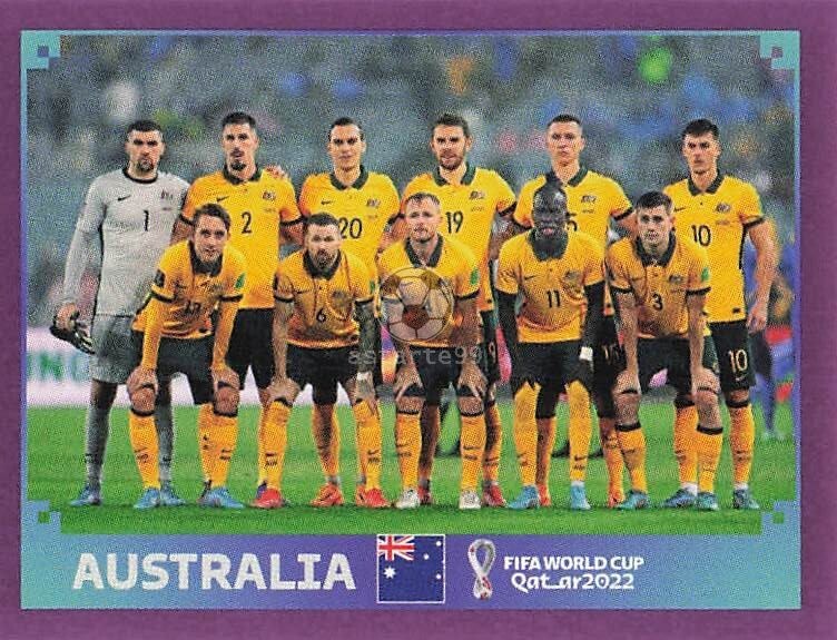 Panini World Cup Qatar 2022 Purple Parallel Stickers